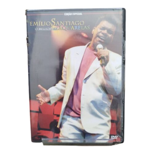 DVD - Emílio Santiago - O Melhor das aquarelas (seminovo)