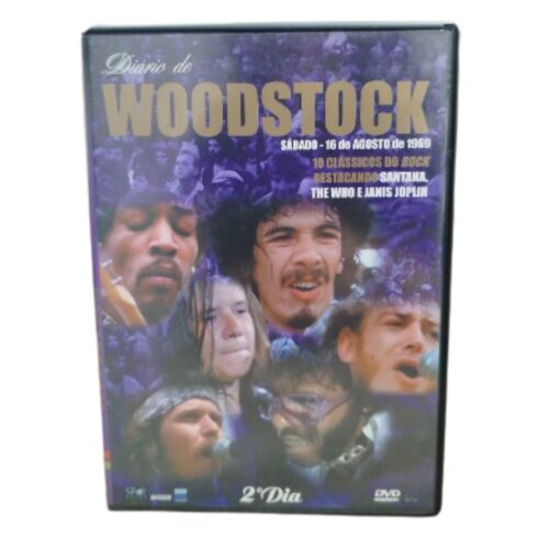 DVD MUSICAL - Diario do Woodstock 2 dia (seminovo)