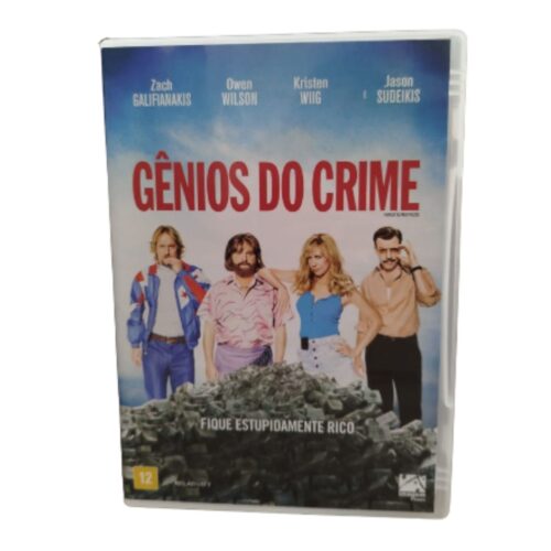 DVD FILME- Gênios do crime (seminovo)