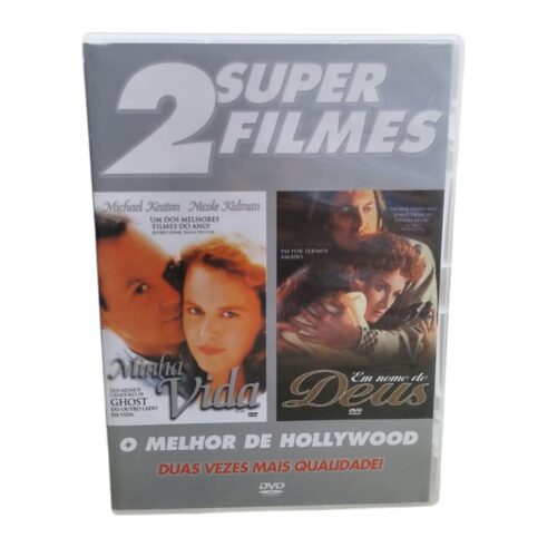 DVD FILMES - Minha vida + Em nome de deus (usado)