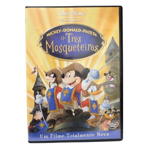 DVD - Os três Mosqueteiros - Disney - usado