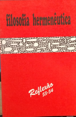 Livro - Filosofia Hermenêutica - Reflexão 53-54  - PUCAMP (Usado)