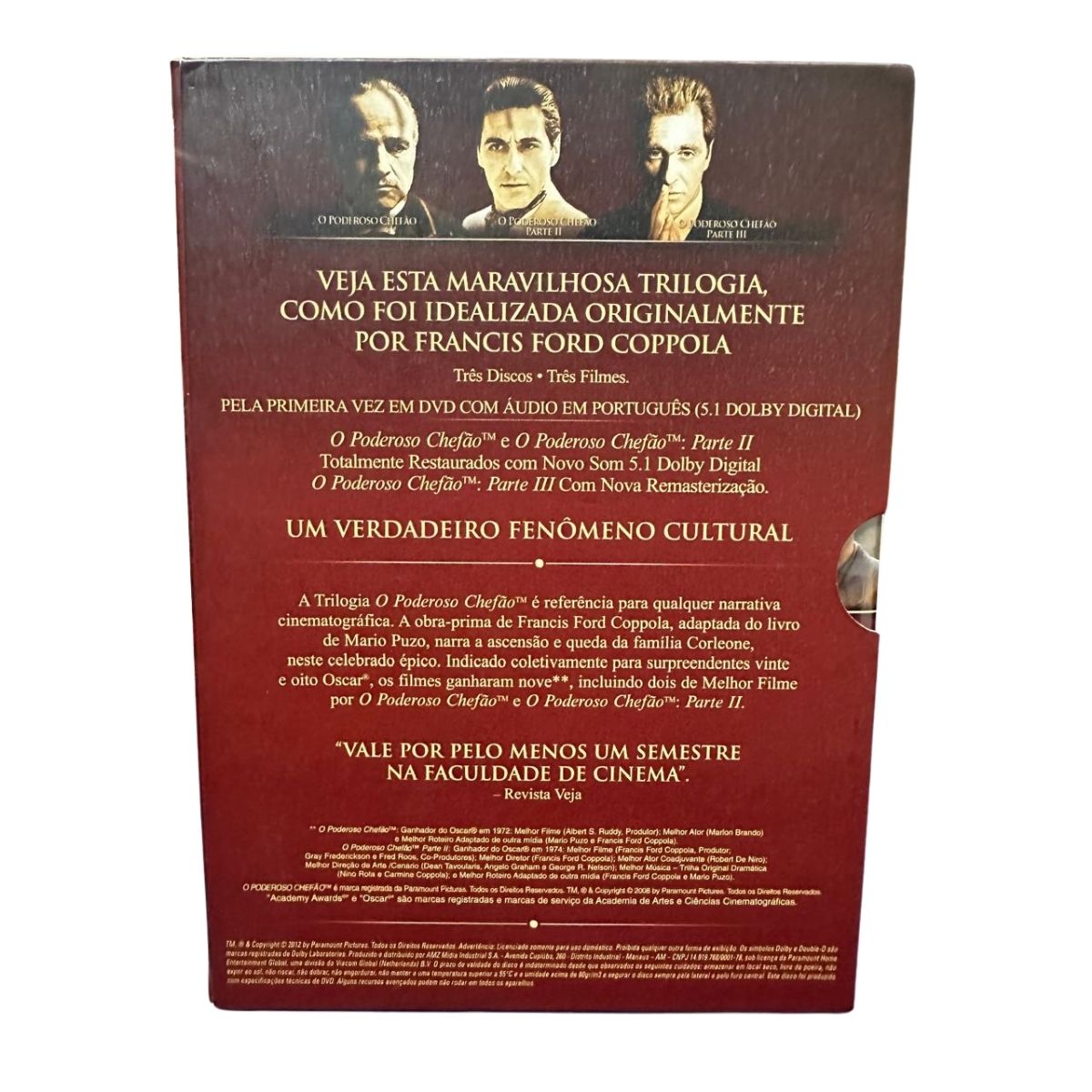 DVD Box - O Poderoso Chefão - The Coppola Restoration - seminovo - Imagem 3
