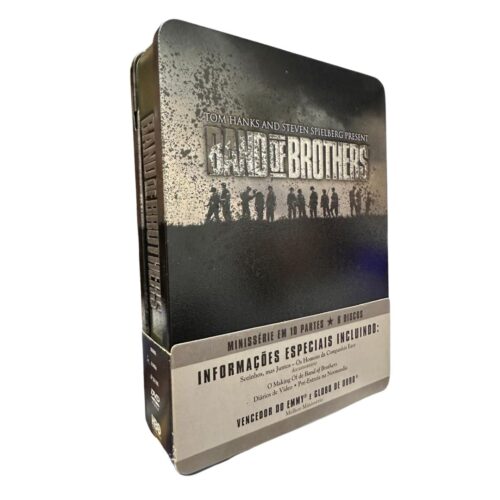 DVD Box - Band of Brotthers - 6 discos - Box Lata - seminovo
