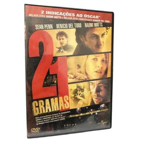 DVD - 21 gramas - seminovo