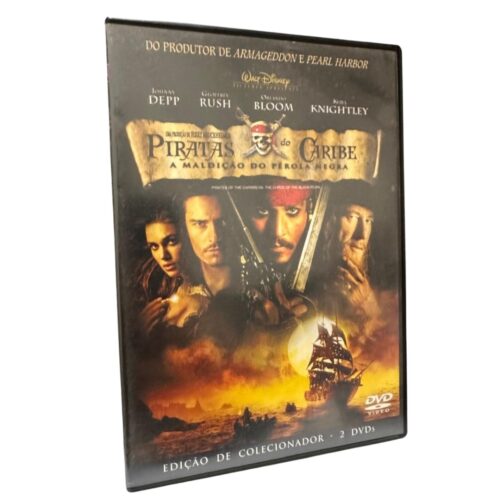 DVD Duplo - Piratas do Caribe - seminovo