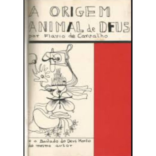 Livro - A Origem animal de deus - Flavio de Carvalho (Usado)