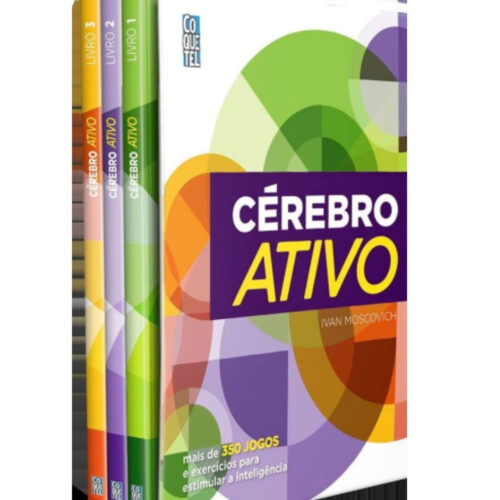 Livro - Box Cérebro ativo -COquetel -  Ivan Moscovich (Seminovo)