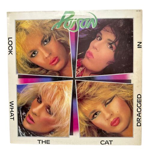 LP - Poison - Look what the cat dragged in - usado