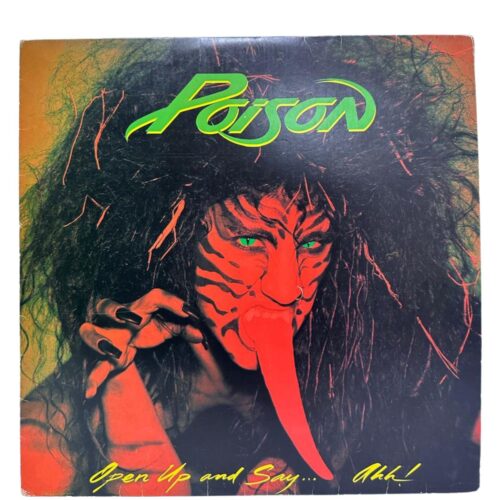 LP - Poison - Open up and say... ahh! - usado