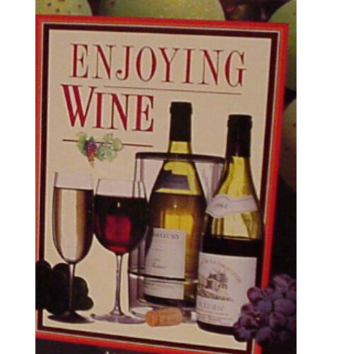 Livro - Enjoying Wine - Alice King (Usado)