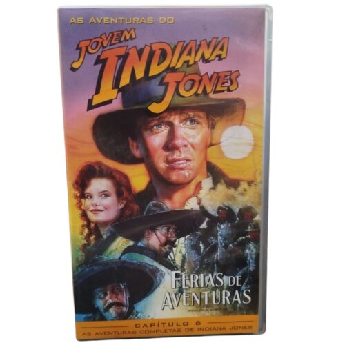 VHS - As Aventuras do Jovem Indiana Jones - Férias de aventuras (usado)