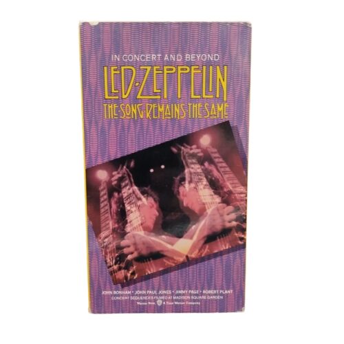 VHS - In concert and beyond - led zeppelin the song remains the same (usado)