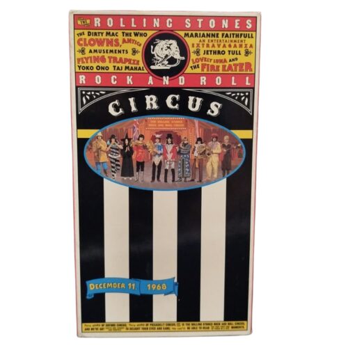 VHS - Rolling Stones Rock an roll circus (usado)