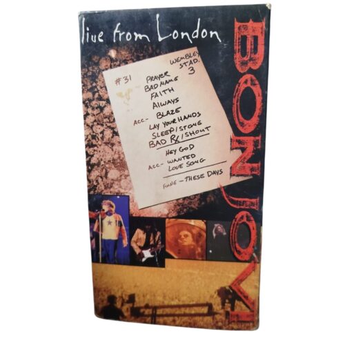 VHS - Live from London Bon Jovi (usado)