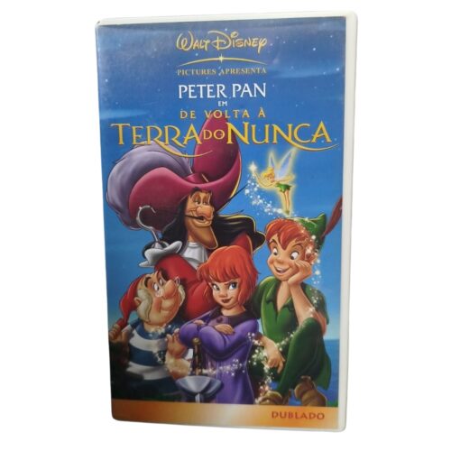 VHS - Peter Pan em de volta a terra do nunca - Dublado (usado)