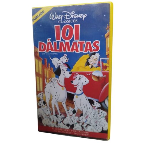 VHS - 101 Dalmatas - Dublado (usado)