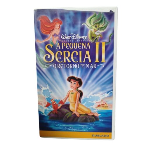 VHS - A Pequena Sereia 2 - Dublado (usado)