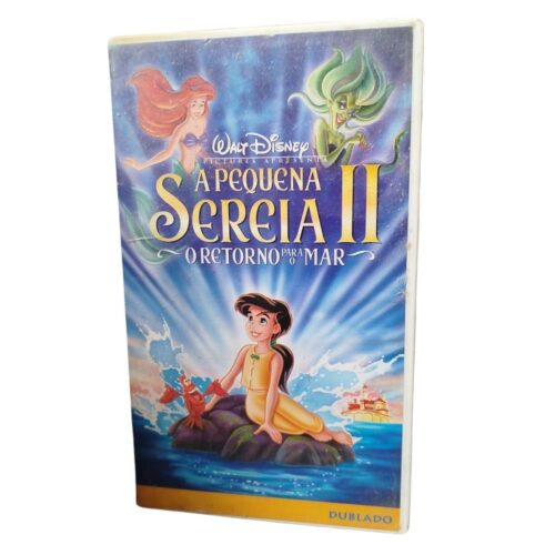 VHS - A Pequena Sereia 2 - Dublado (usado)