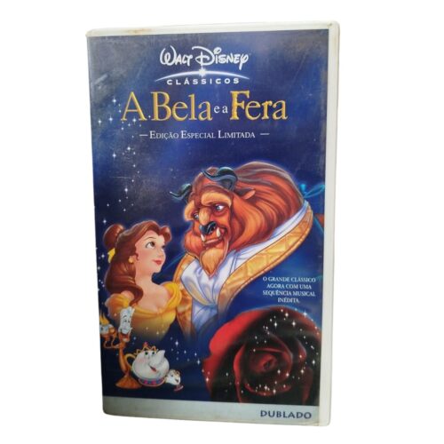 VHS - A Bela e a Fera - Dublado (usado)