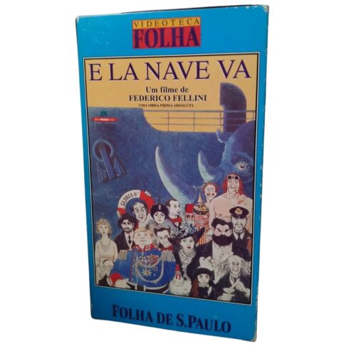 VHS - E La nave va - Legendado (usado)