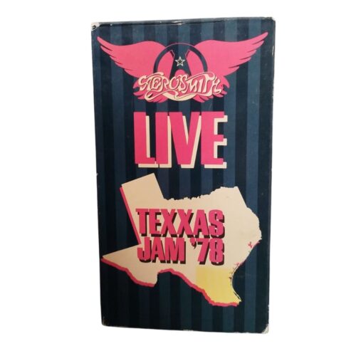 VHS - Aerosmith - Live Texxas Jam ´78 (usado)