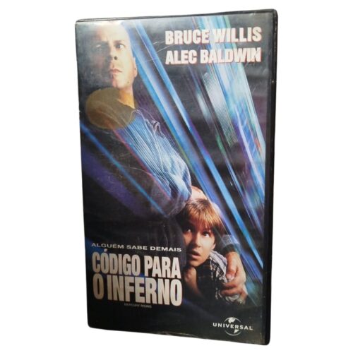 VHS - Código para o inferno - Legendado (usado)