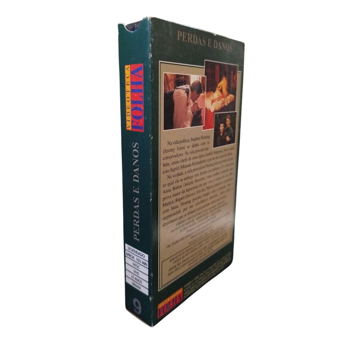VHS - Perdas e Danos - Legendado (usado) - Imagem 4