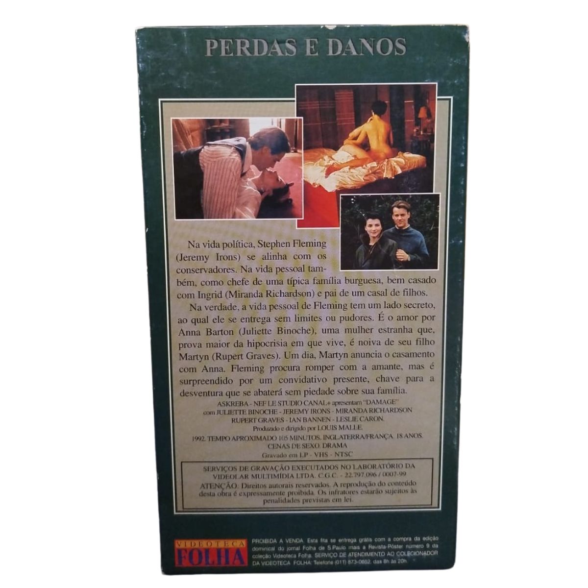 VHS - Perdas e Danos - Legendado (usado) - Imagem 3