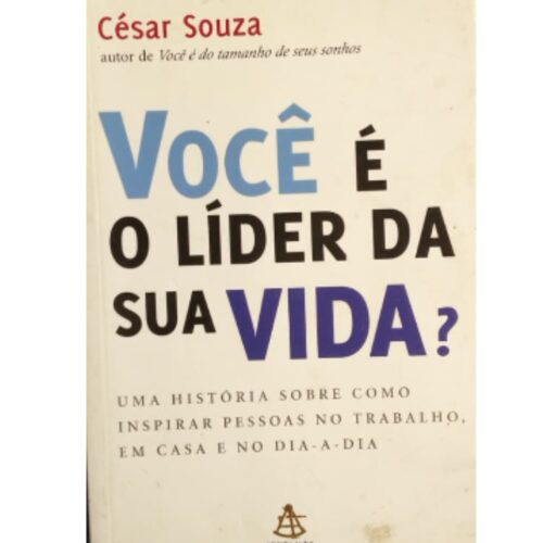 Livro - Você é o  líder da Sua vida - César Souza (Usado)