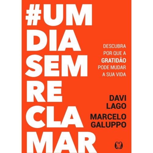 Livro - Um dia sem reclamar - Davi Lago (Seminovo)*