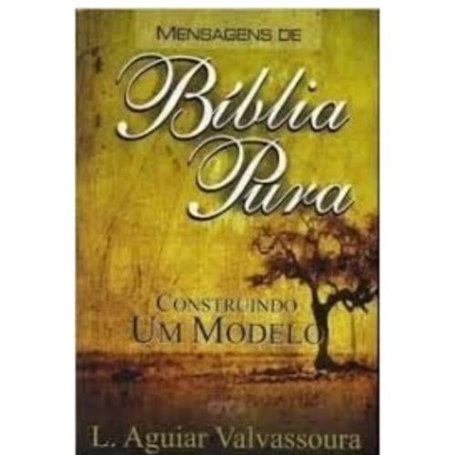 Livro - Mensagens de Bíblia pura - L. Aguiar Valvassoura (Seminovo)
