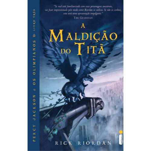 Livro - Percy Jackson  e os Olimpianos Vol. 03 - A Maldição do Titã - Rick Riordan (Seminovo)