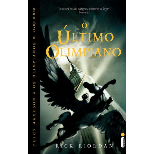 Livro - Percy Jackson  e os Olimpianos Vol. 05 - O último Olimpiano - Rick Riordan (Seminovo)