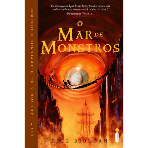 Livro - Percy Jackson  e os Olimpianos Vol. 02 - O mar de monstros - Rick Riordan (Seminovo)