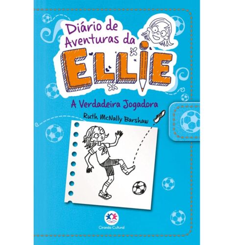 Livro - Diário de AVenturas da Ellie - A verdadeira Jogadora - Ruth Mcnally Barshaw (Usado)