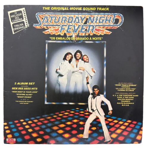 LP - Saturday night fever - movie sound track - Duplo - usado