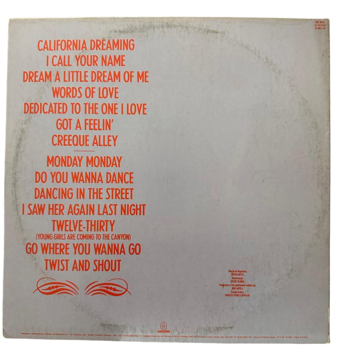 LP - The best of The Mamas & The Papas - usado - Imagem 2