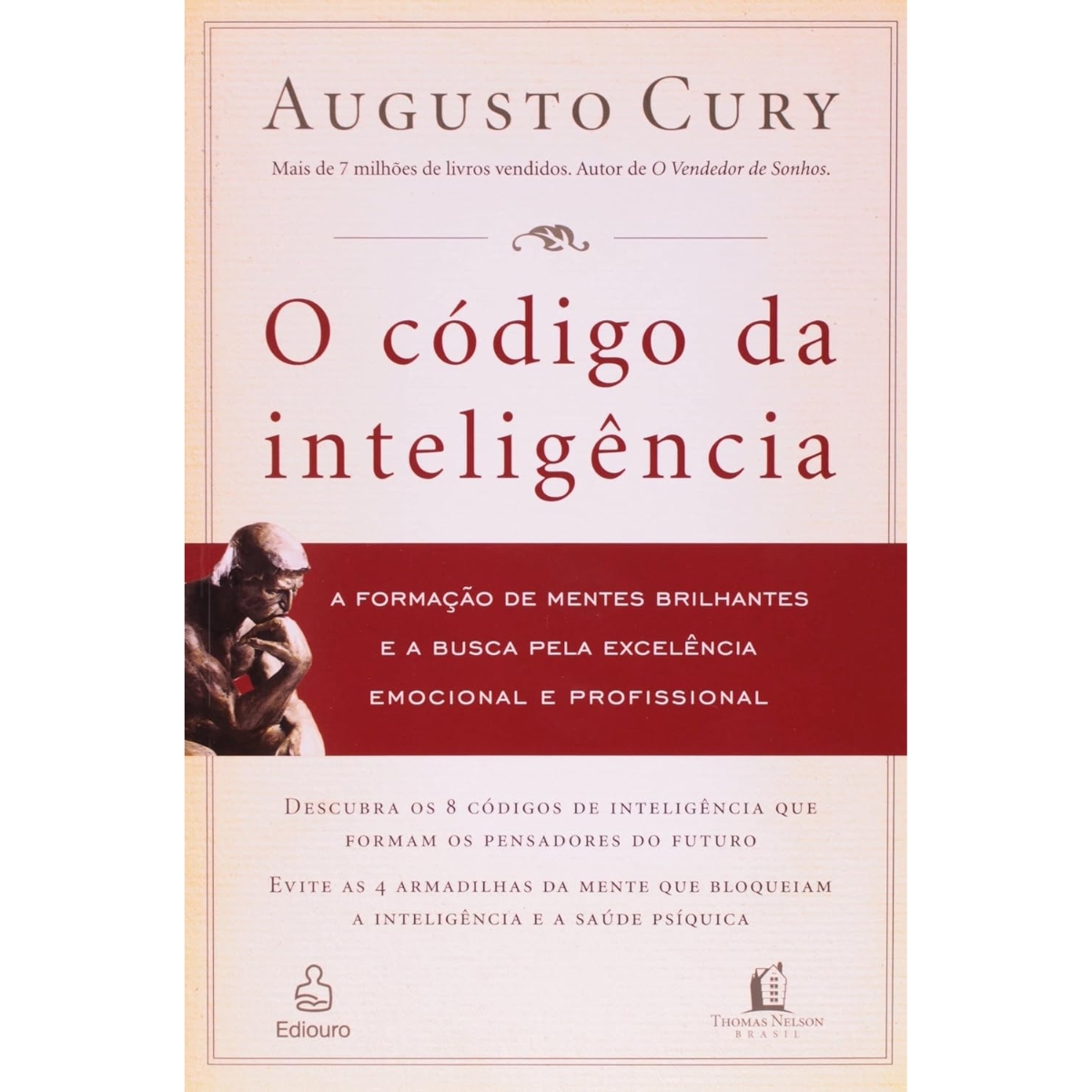 Livro - O Código da Inteligência - Ed. Econômica - Augusto Cury (Usado) - Imagem 4