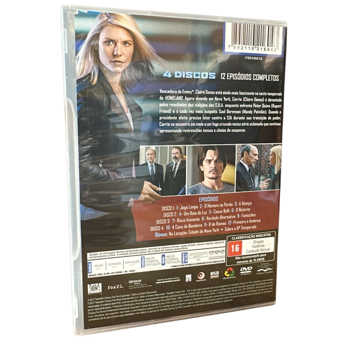 DVD - Homeland - A sexta temporada- seminovo - Imagem 4