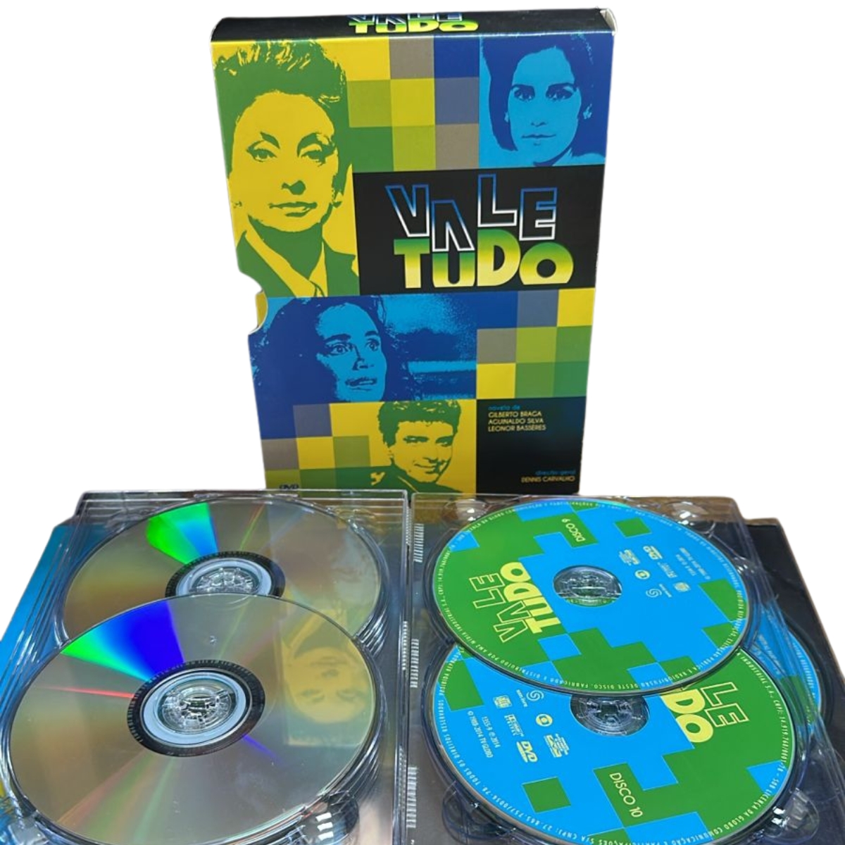 DVD Box - Vale Tudo - Novela - 13 discos - seminovo