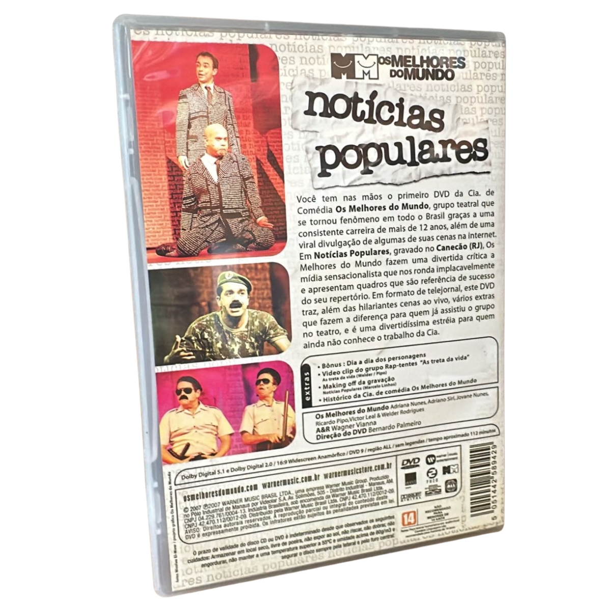 DVD - Os melhores do mundo - Notícias populares - seminovo - Imagem 2