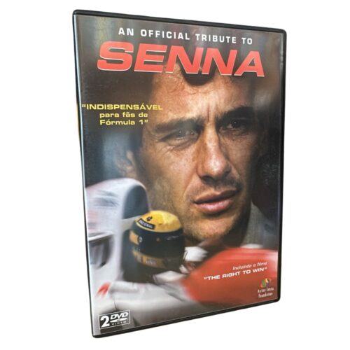 DVD - An official tribute to Senna - 1960 - 1994 - duplo - seminovo