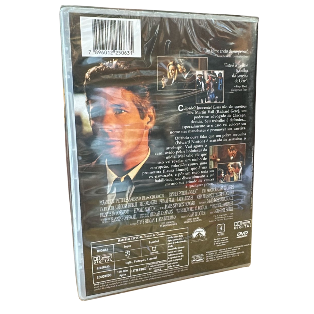 DVD - As duas faces de um crime - seminovo - Imagem 2