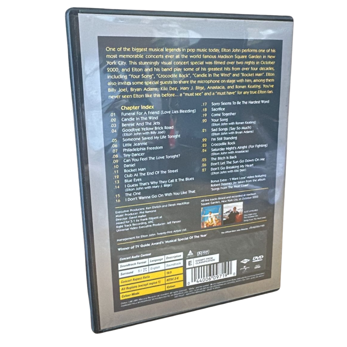 DVD - Elton John - One night only - The greatest hits - seminovo - Imagem 4