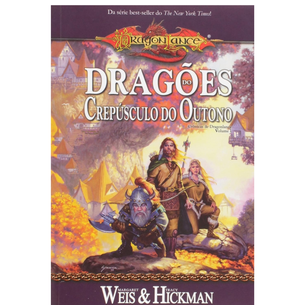 Livro - Dragões do Crepúsculo do Outono - Margaret Weis (Usado) - Imagem 3