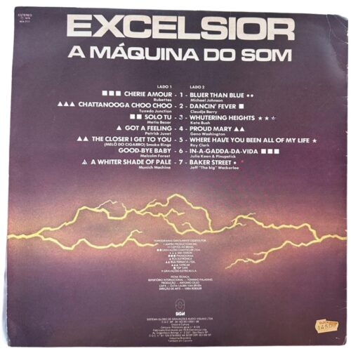 LP - Excelsior - A Máquina do som - vol. 07 - usado