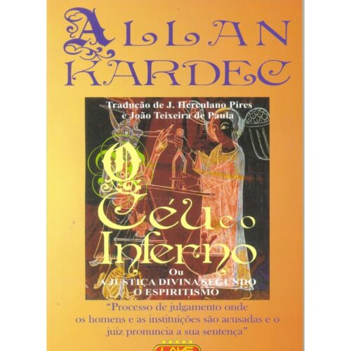Livro - Céu inferno - Allan Kardec - Lake (usado)