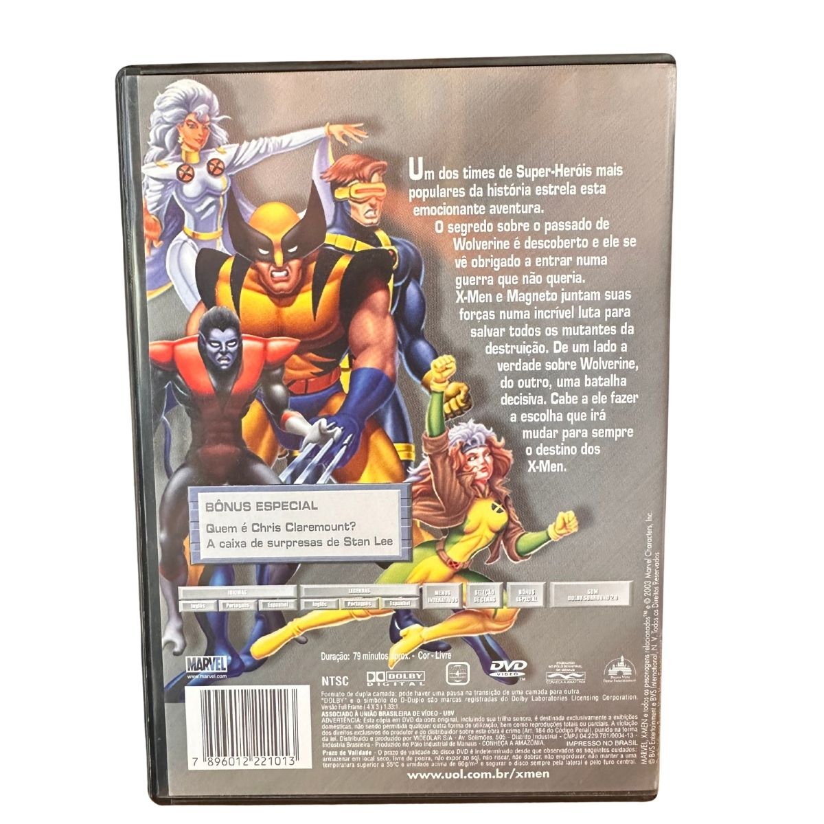 Dvd - X-Men - A lenda de Wolverine - seminovo - Imagem 2
