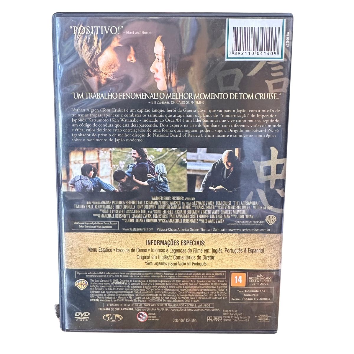 Dvd - O último Samurai - seminovo - Imagem 4